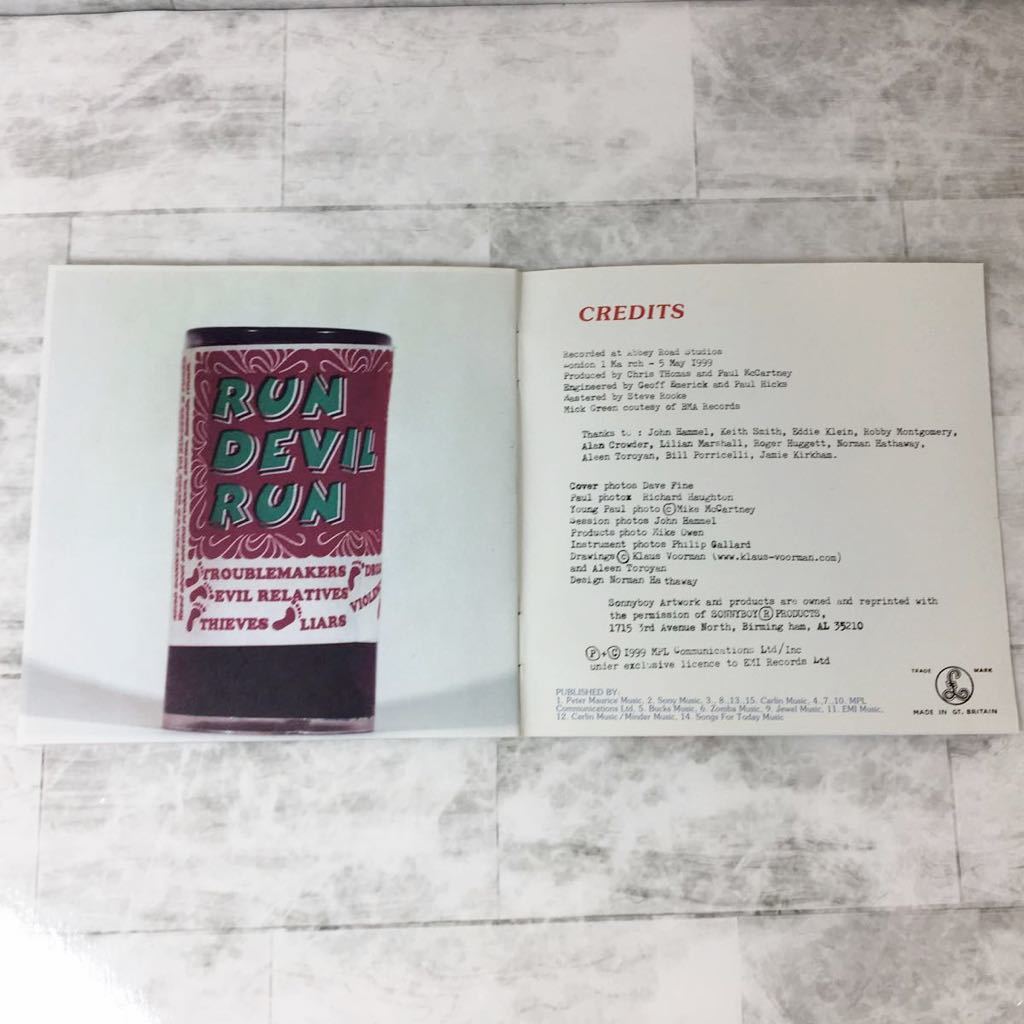 【中古品】 ポール・マッカートニー / Run Devil Run CD _画像5