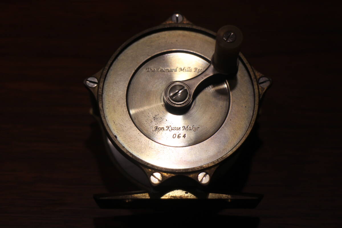 レア LEONARD MILLS Bi-METAL Ron Kusse Maker フライ リール レア LEONARD MILLS Bi-METAL Ron Kusse Maker フライ リール