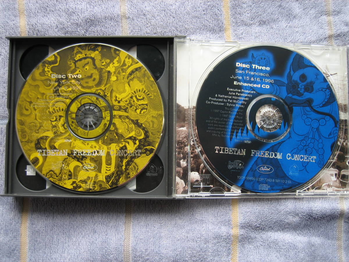 CD3枚組　チベタンフリーダムコンサート　国内盤・中古品　Tibetan Freedom Concert 　Beastie Boys　ビースティボーイズ　チベット救済_画像3