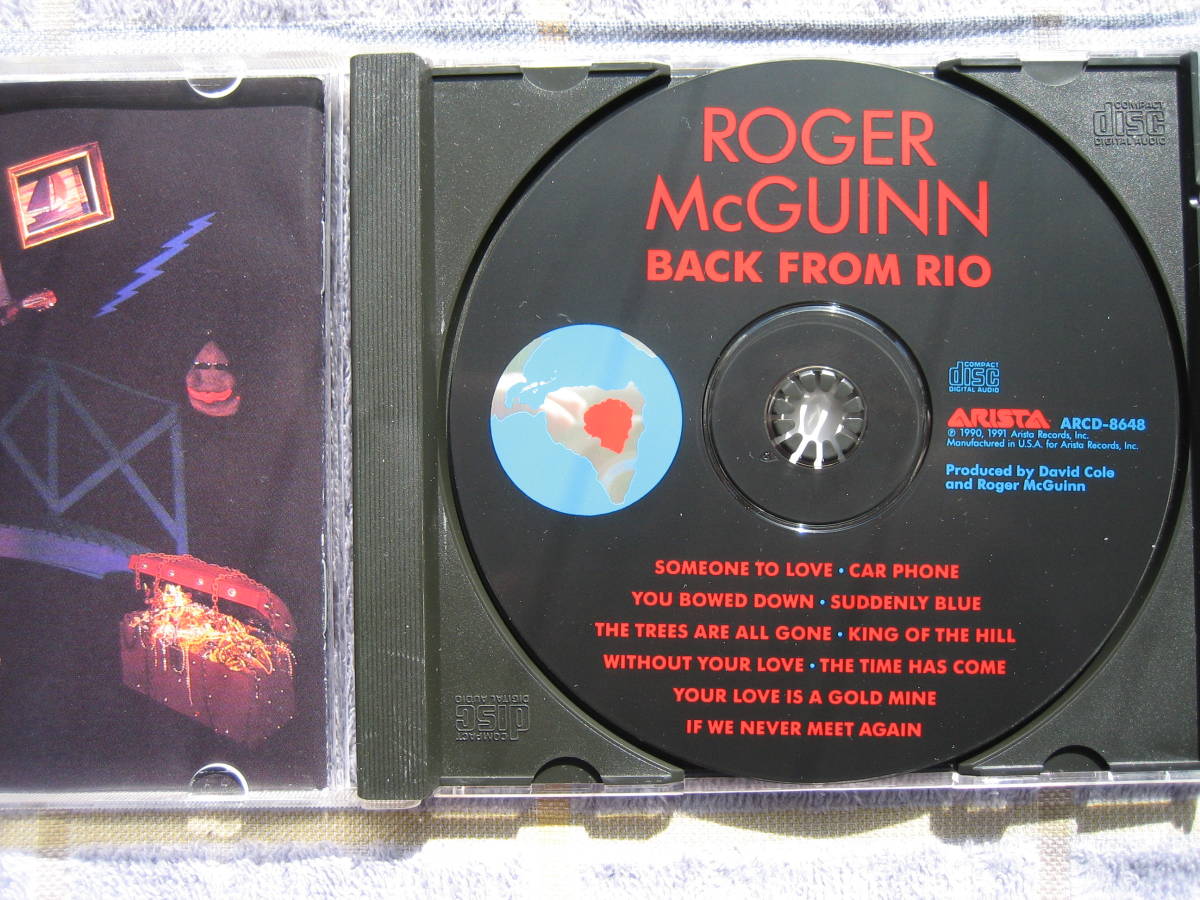 CD　ロジャーマッギン　Back from Rio　輸入盤・中古品　Roger McGuinn　The Byrds　ザ・バーズ_画像2