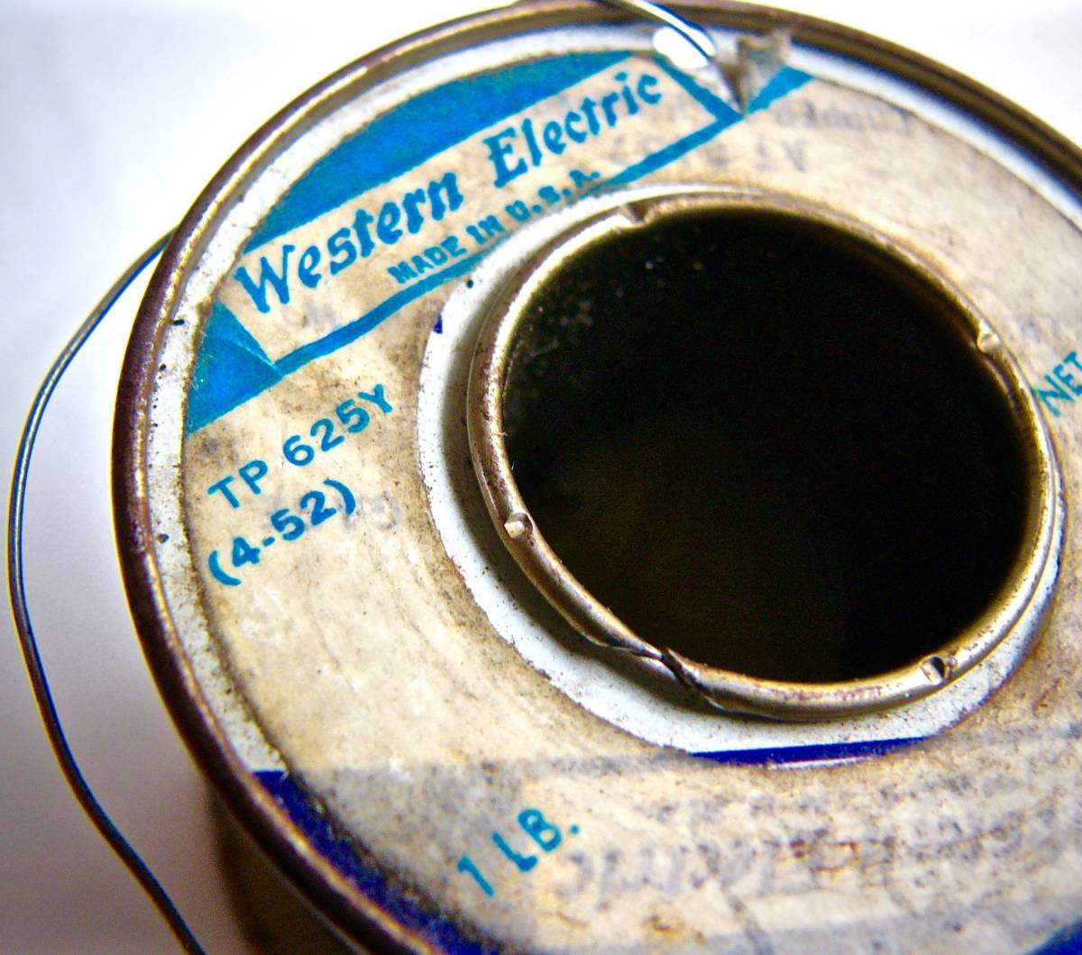 #339_[ специальный распродажа цена ]Western Electric_AT-6157_Copper Lashing wire_ одиночный линия _0.65mm 22AWG 40 год ~50 годы 2m продажа 