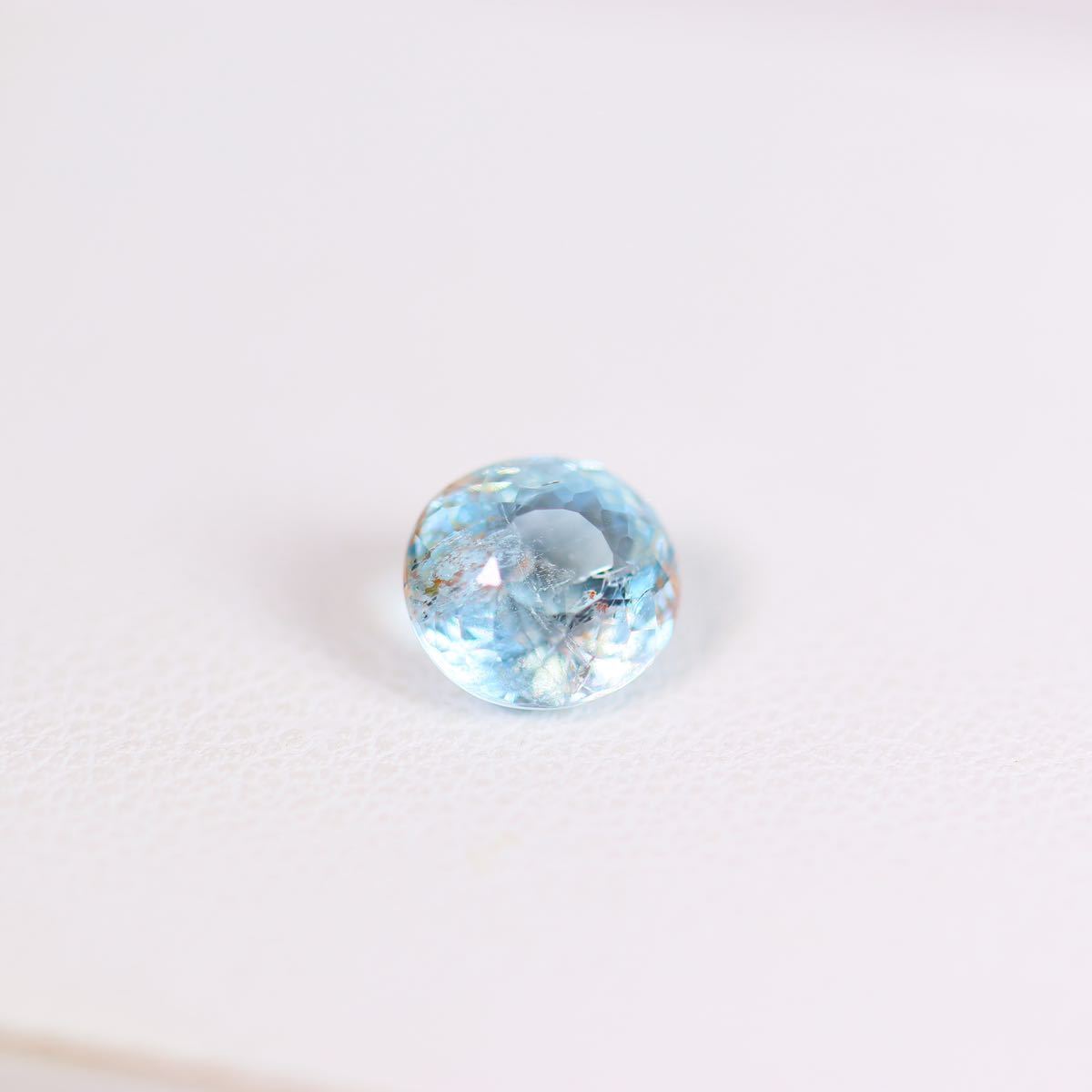 [ natural aquamarine ]1.90ct Brazil production loose color stone unset jewel gem [4185S]