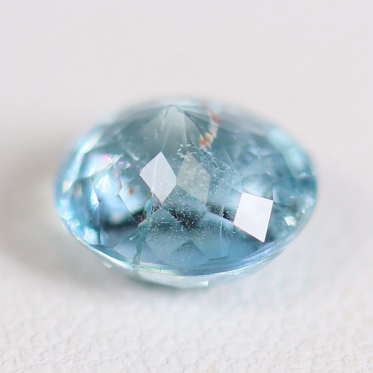 [ natural aquamarine ]1.90ct Brazil production loose color stone unset jewel gem [4185S]