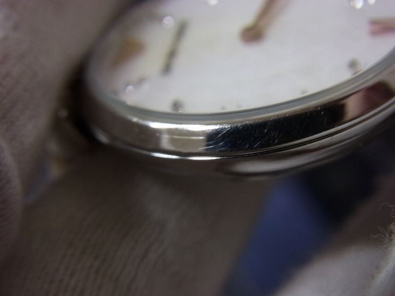 EMPORIO ARMANI/エンポリオ アルマーニ クォーツ シェル文字盤 レディース腕時計 AR-8039 【W22y1】_画像7
