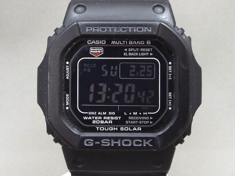 1円〜!! CASIO/カシオ G-SHOCK マルチバンド6/電波ソーラー デジタル腕時計 GW-M5610 【W126y1】_画像1