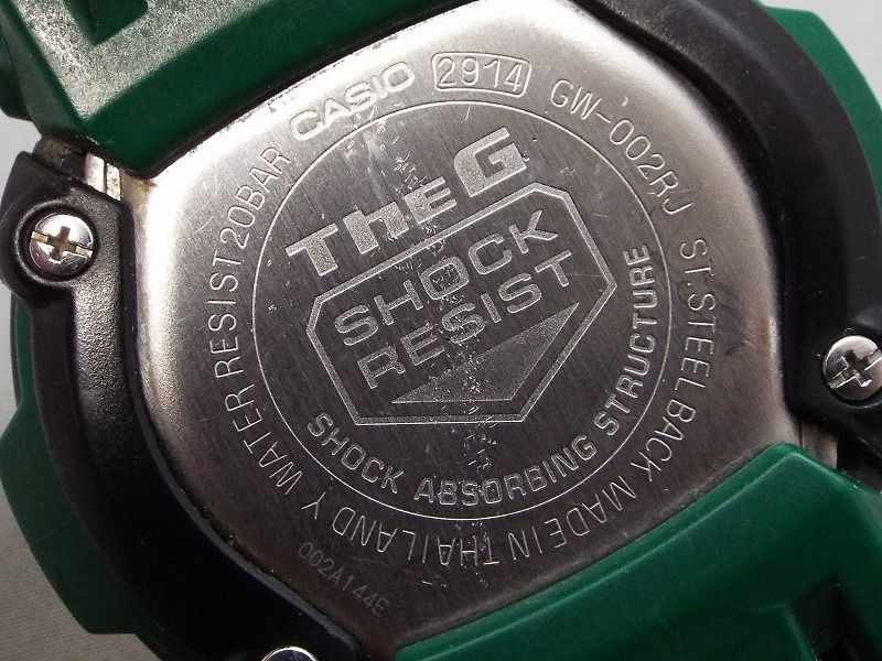 1円〜!! CASIO/カシオ G-SHOCK The G 電波ソーラー デジタル腕時計 GW-002RJ 【W125y1】_画像4