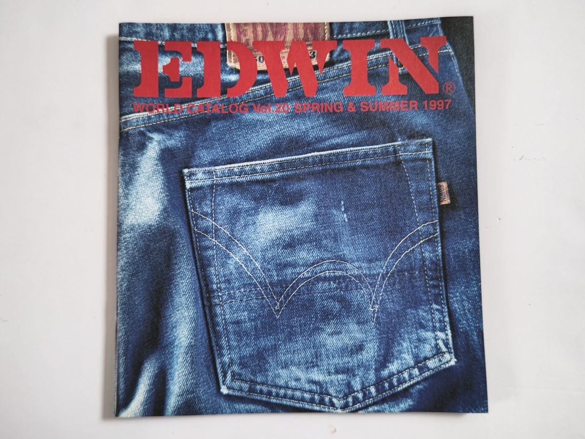  not for sale! new goods![EDWIN] Edwin spring summer catalog 1997 year version ( largish )