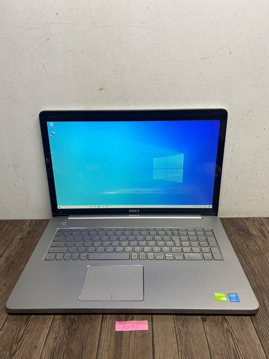 #TE009:DELL Inspiron17 P24E Core i7 5500U/メモリ16GB / HDD 1TB/GeForce 845M_画像1