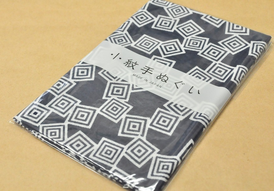 【日本手拭】 小紋手ぬぐい 3柄アソート　 三枡、青海波、吉原つなぎ柄　　日本製_画像2