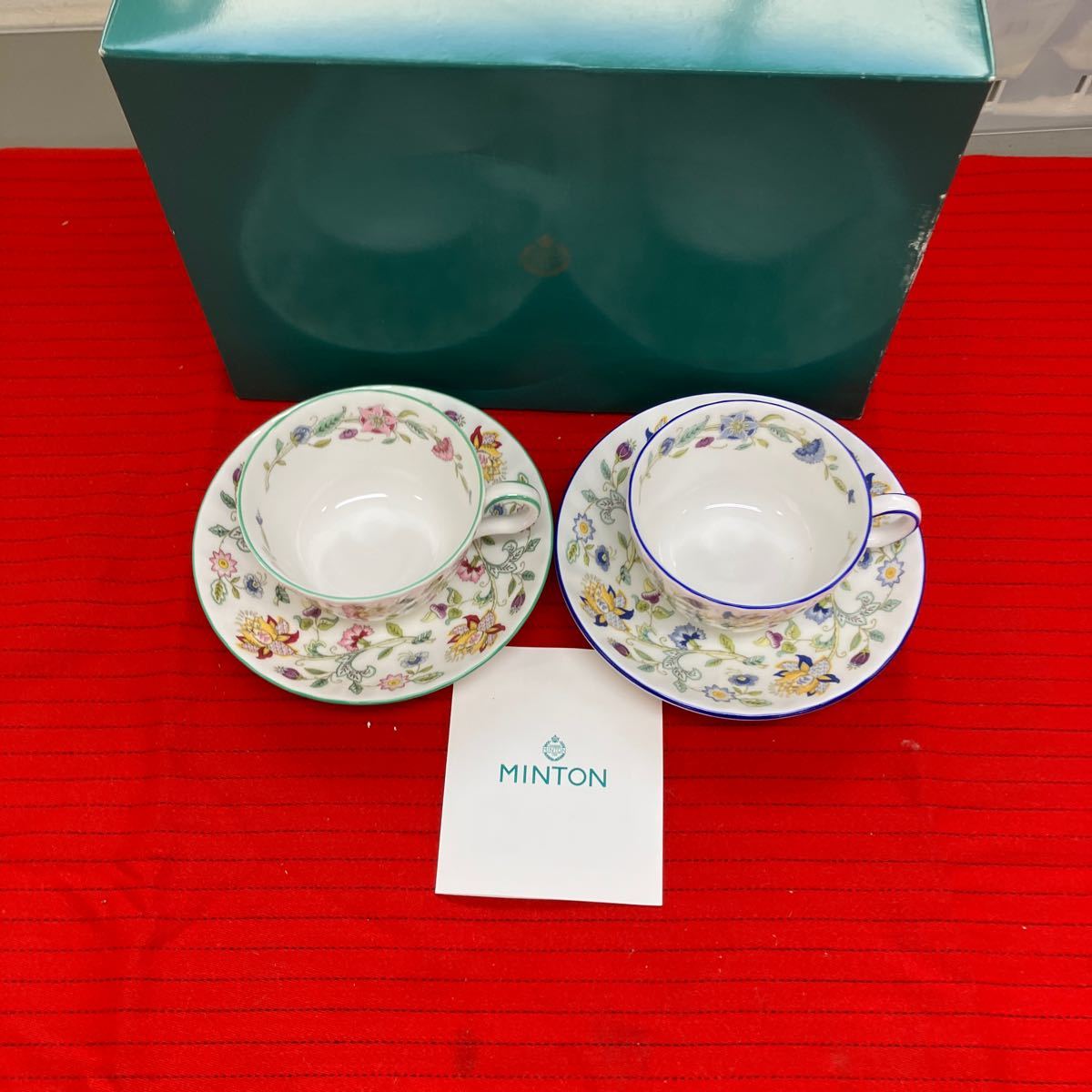 [MINTON cup & saucer pair ] Minton Western-style tableware ceramics and porcelain [A4-3①]0214