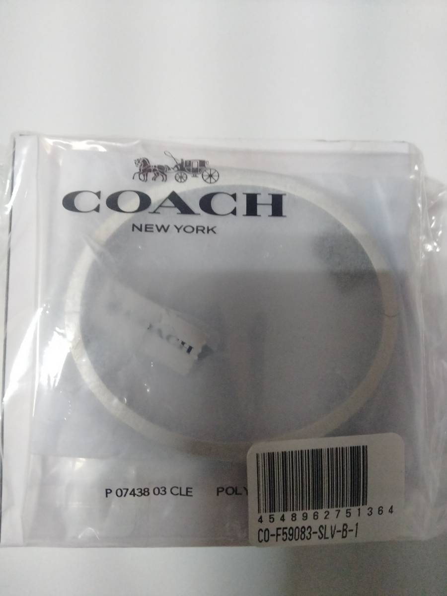 新品未使用 [コーチ] COACH ブレスレット バングル ロゴ CO-F59083-SLV-B-1 [並行輸入品]の画像6