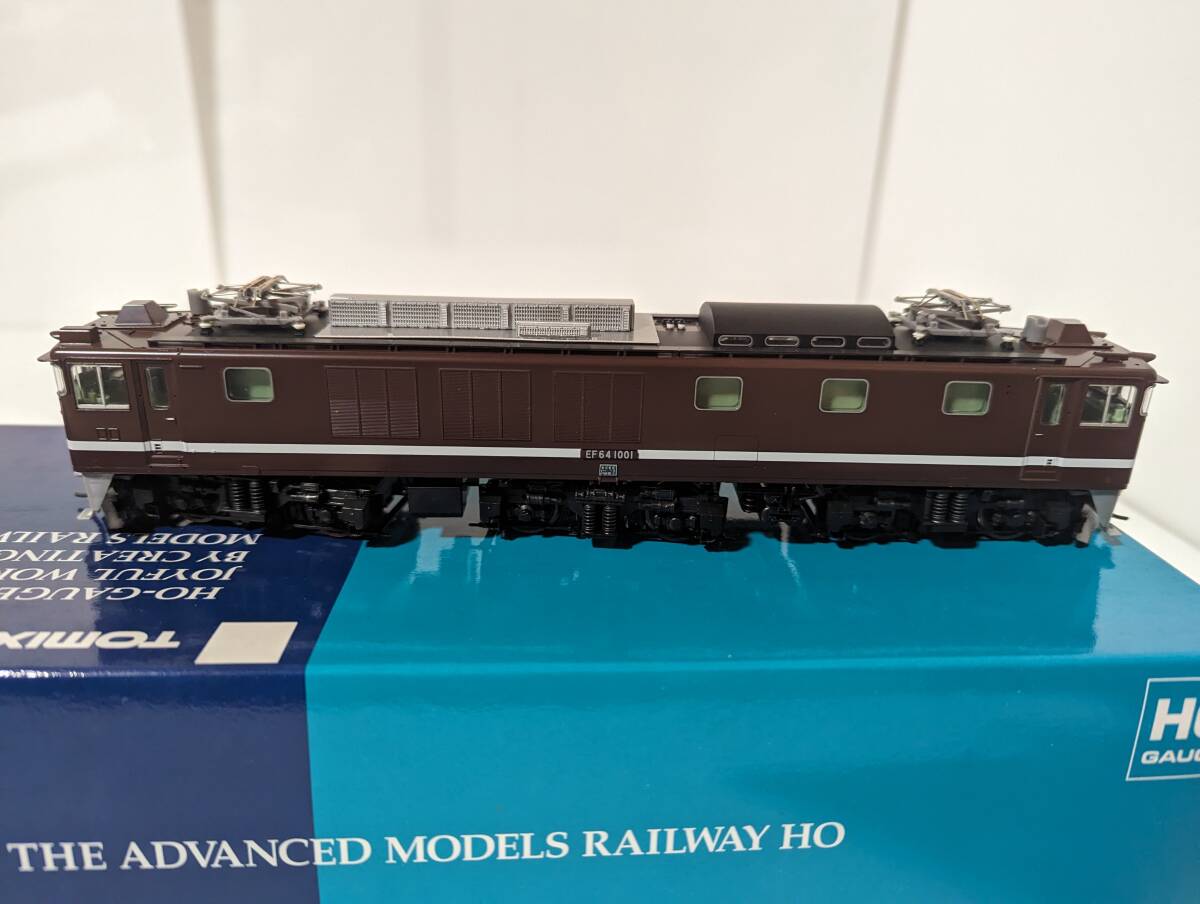 未使用？ 動作確認済み 0219A3 HO-105 JR EF64 1000 形 電気機関車 茶色 HOゲージ 鉄道模型 TOMIX トミックス　トミーテック_画像6