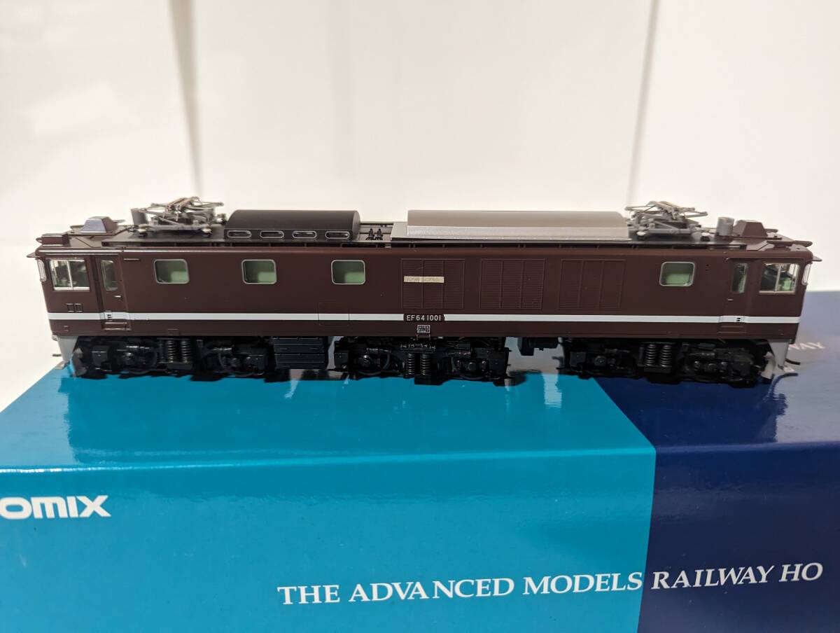 未使用？ 動作確認済み 0219A3 HO-105 JR EF64 1000 形 電気機関車 茶色 HOゲージ 鉄道模型 TOMIX トミックス　トミーテック_画像3