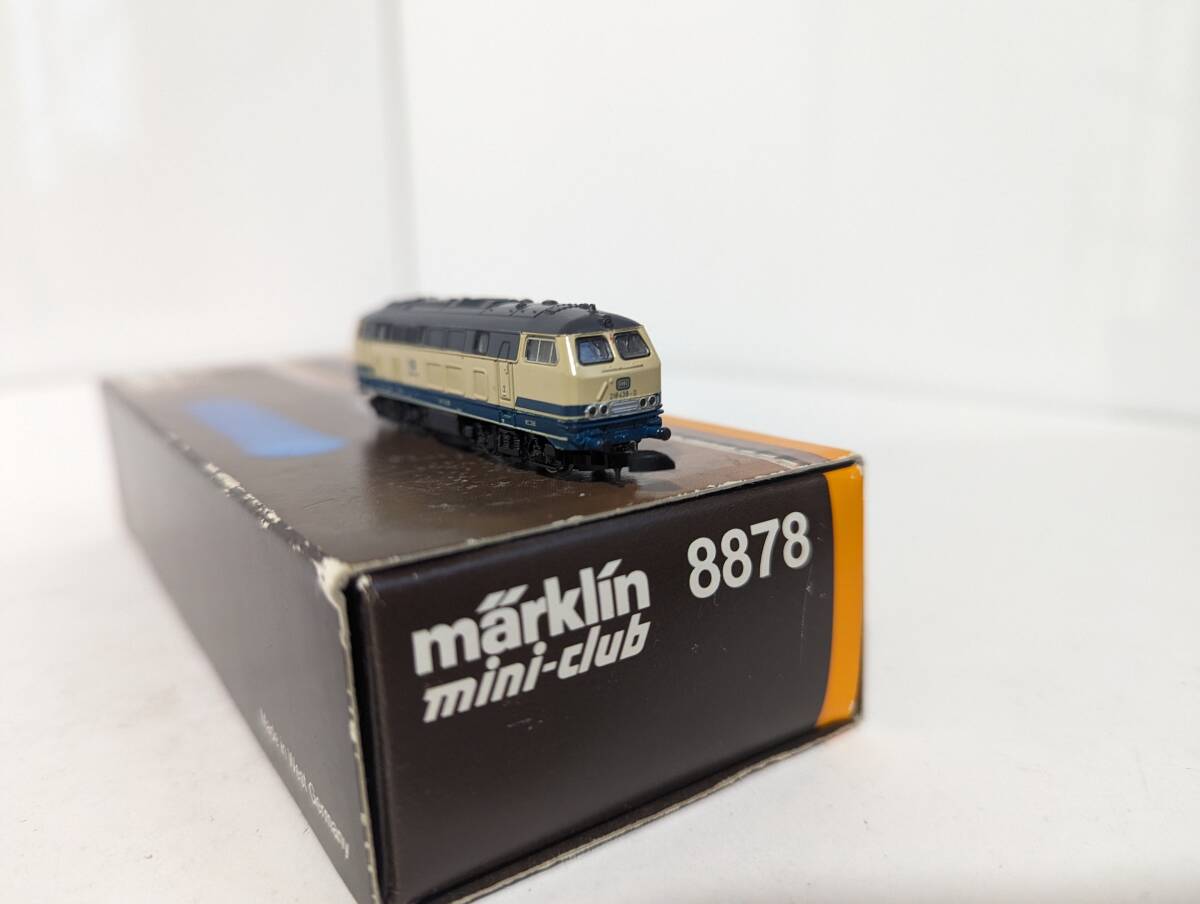 希少！ 動作確認済 メルクリン 0228そ4　8878 Zゲージ 鉄道模型 MARKLIN MINI-CLUB 国鉄 ミニクラブ