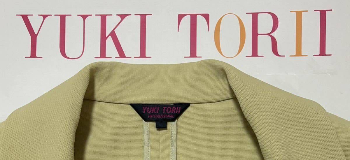 短時間3回使用の極美品！ 2020 春夏コレクション YUKI TORII☆ ユキトリイ インターナショナル レモンイエロー ジャケット♪の画像3