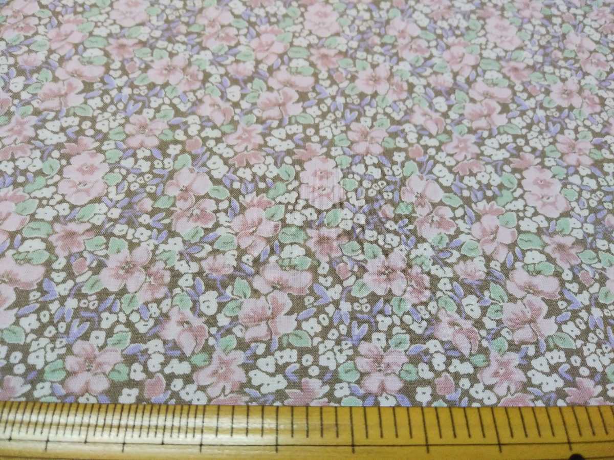 はぎれ！ラスト！リバティ☆プリムラ/110x100cm/J23A/ピンクシャンパン/チビチビキッチン別注色_画像2