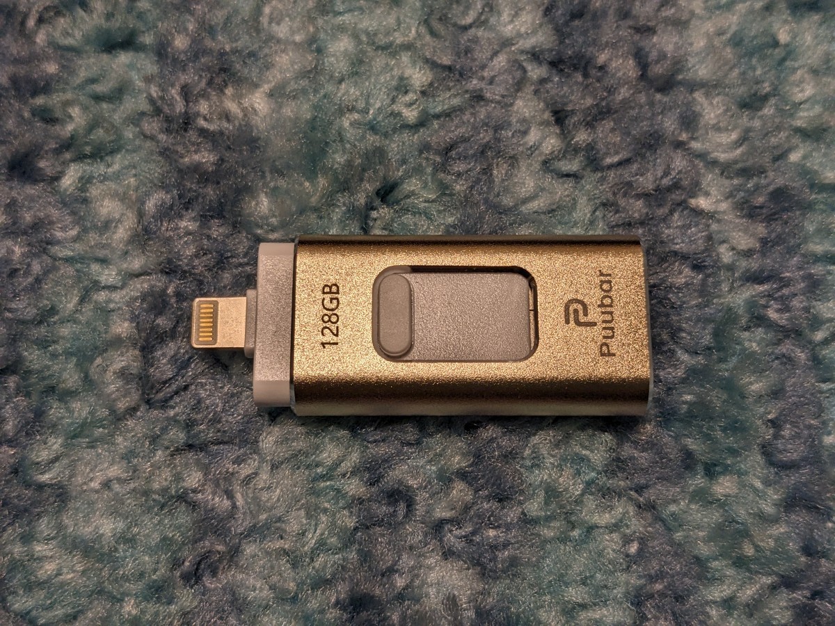 0602u1539　Puubar USBメモリ 128GB 4IN1 USB3.0＆Type-C & microUSB & Lightning_画像2