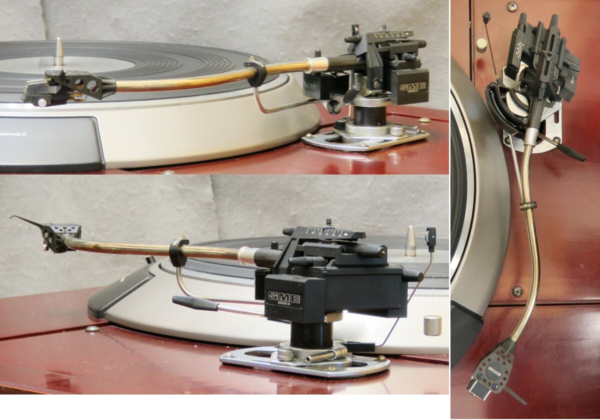  turntable system DENON DP-6000 & DK-300 + SME 3009 SIII + SHURE V15 Type IV operation verification settled 