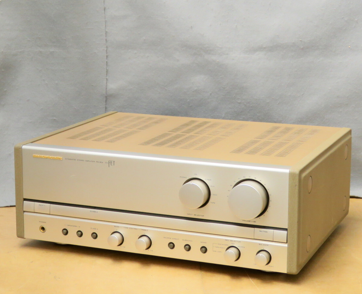 プリメインアンプ marantz PM-80a A級動作時20W+20W(8Ω) AB級動作時100W+100W(8Ω) MC対応 動作確認済_画像1