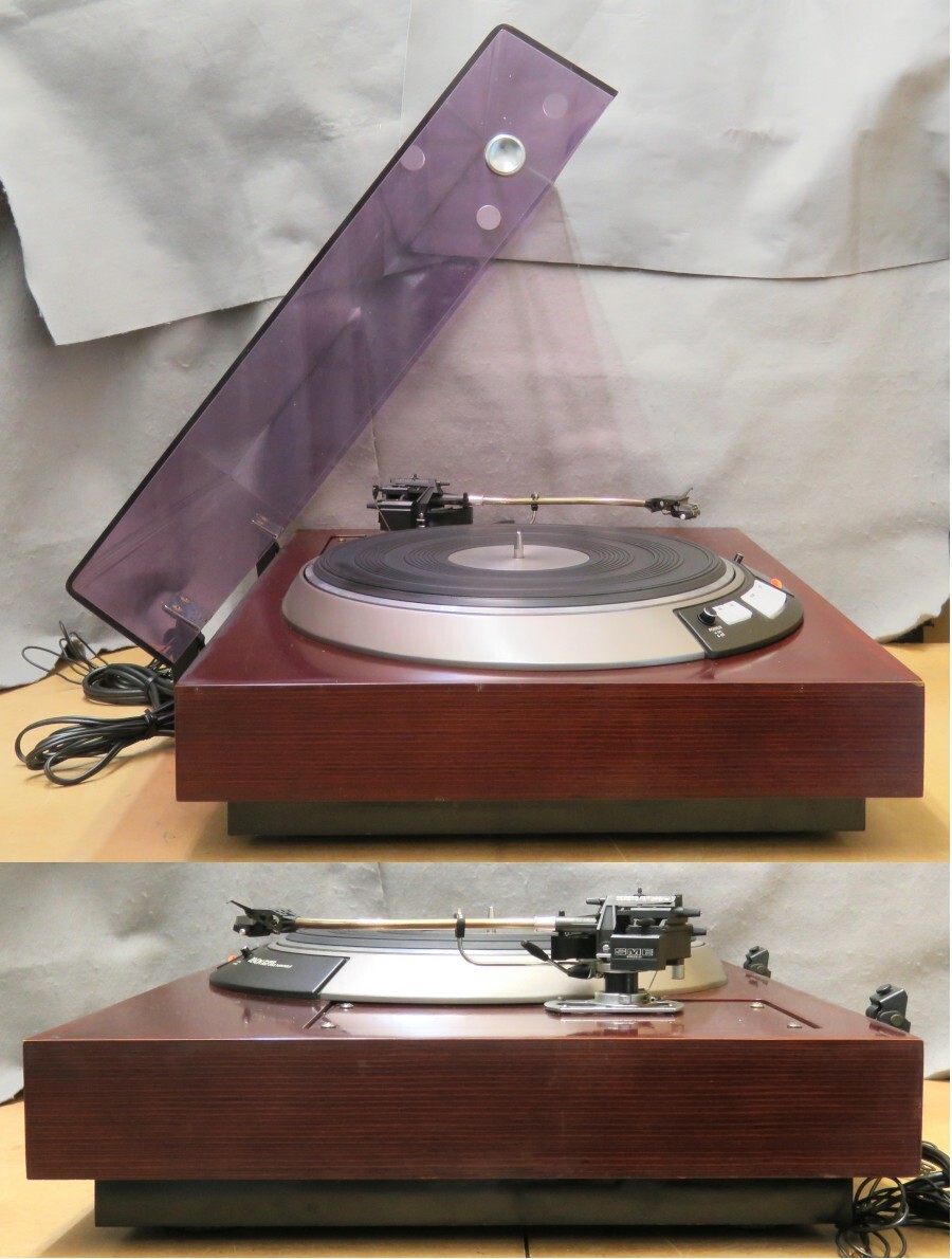  turntable system DENON DP-6000 & DK-300 + SME 3009 SIII + SHURE V15 Type IV operation verification settled 