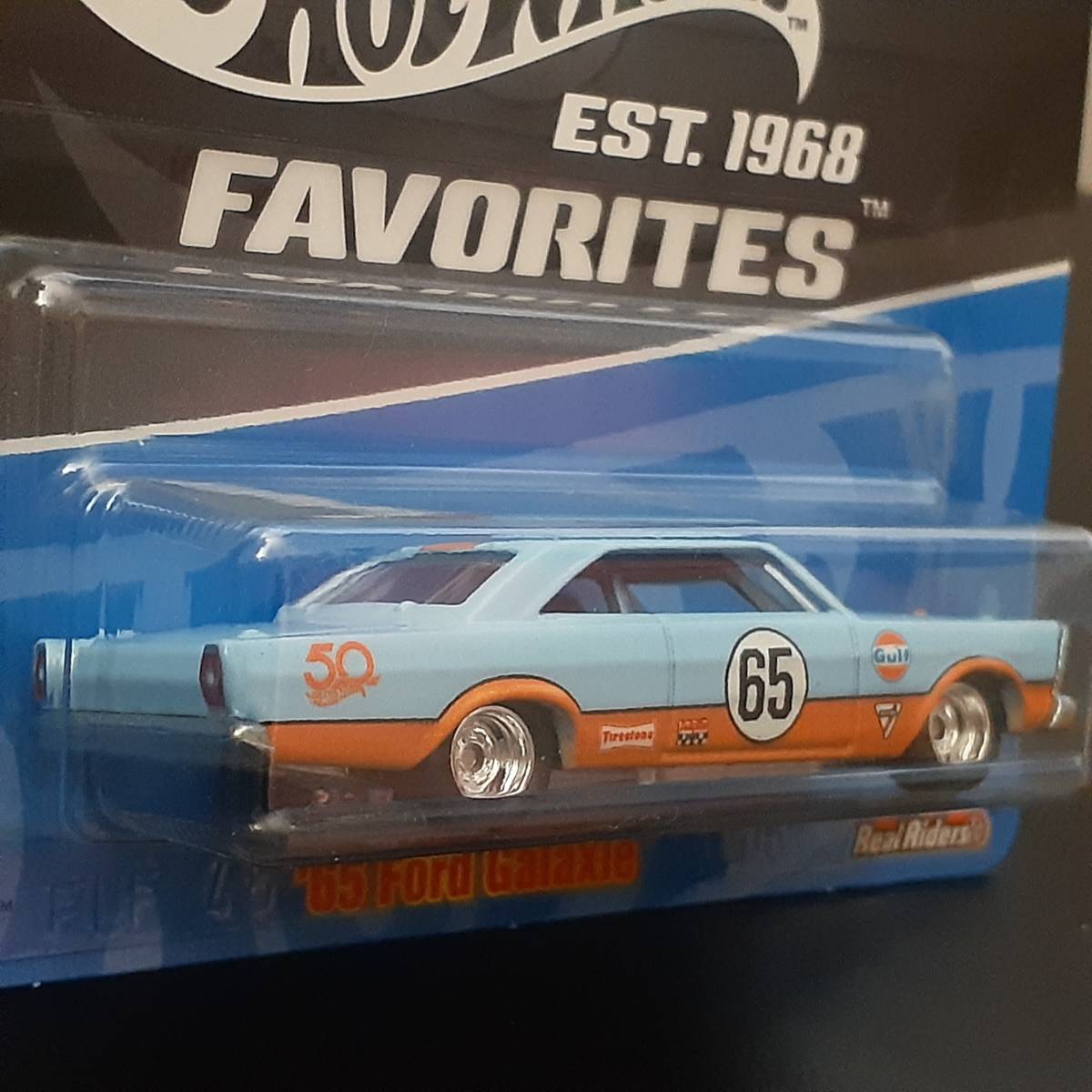 HOT WHeeL 65 FORD GALAXIE HW 50th GULF ガルフ ギャラクシー ミニカー ５０周年記念 LIMITED 日本未発売 MUSCLE CAR ホットウィール_画像5