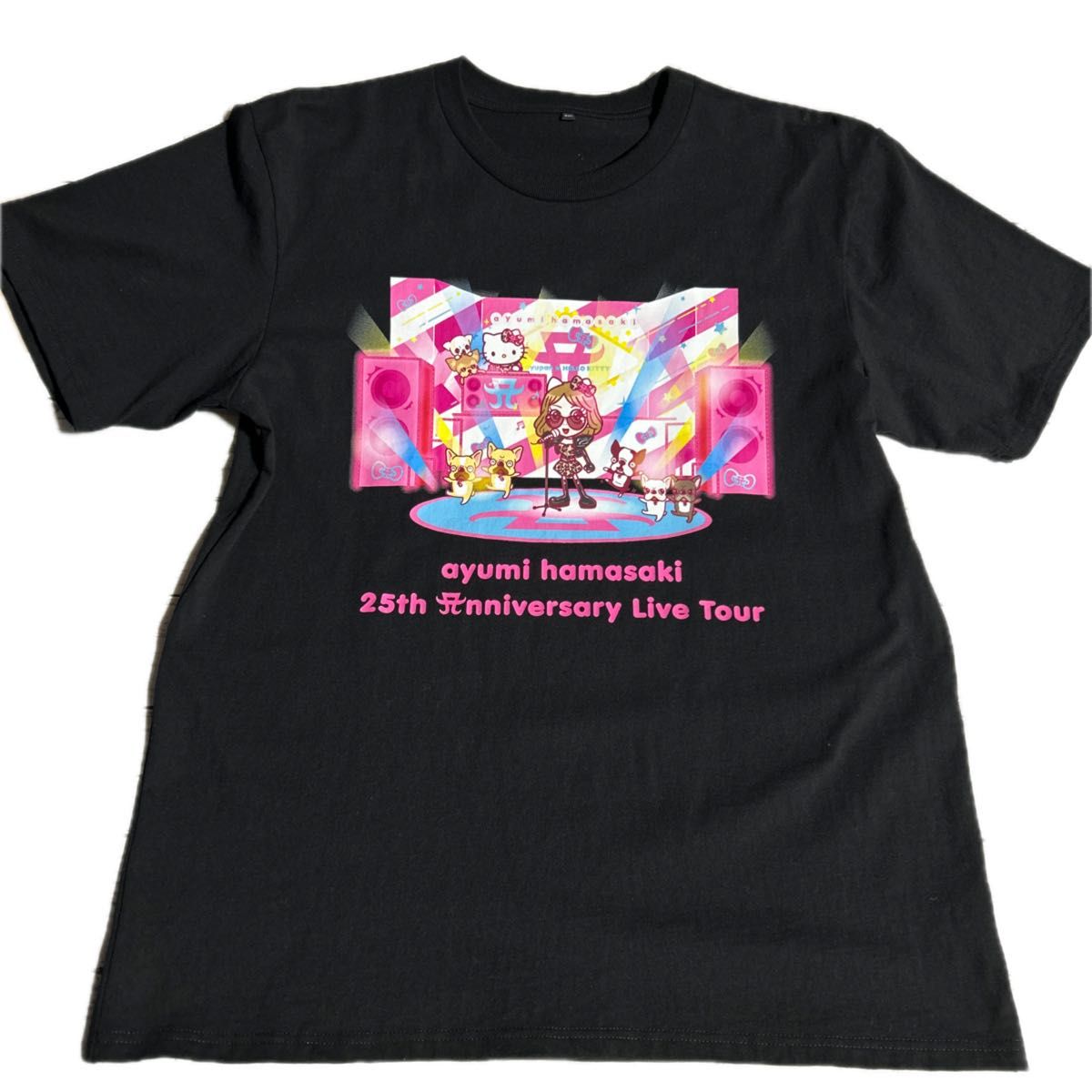 美品 浜崎あゆみ 25th anniversary live 3幕 Tシャツ XXL ブラック 