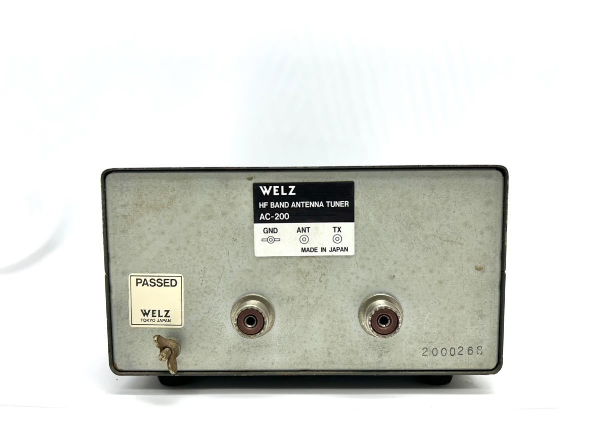 トランシーバー HF Band Antenna Tuner WELZ AC-200 WELZ AC-200 HF antenna tuner no check : Real Yahoo auction