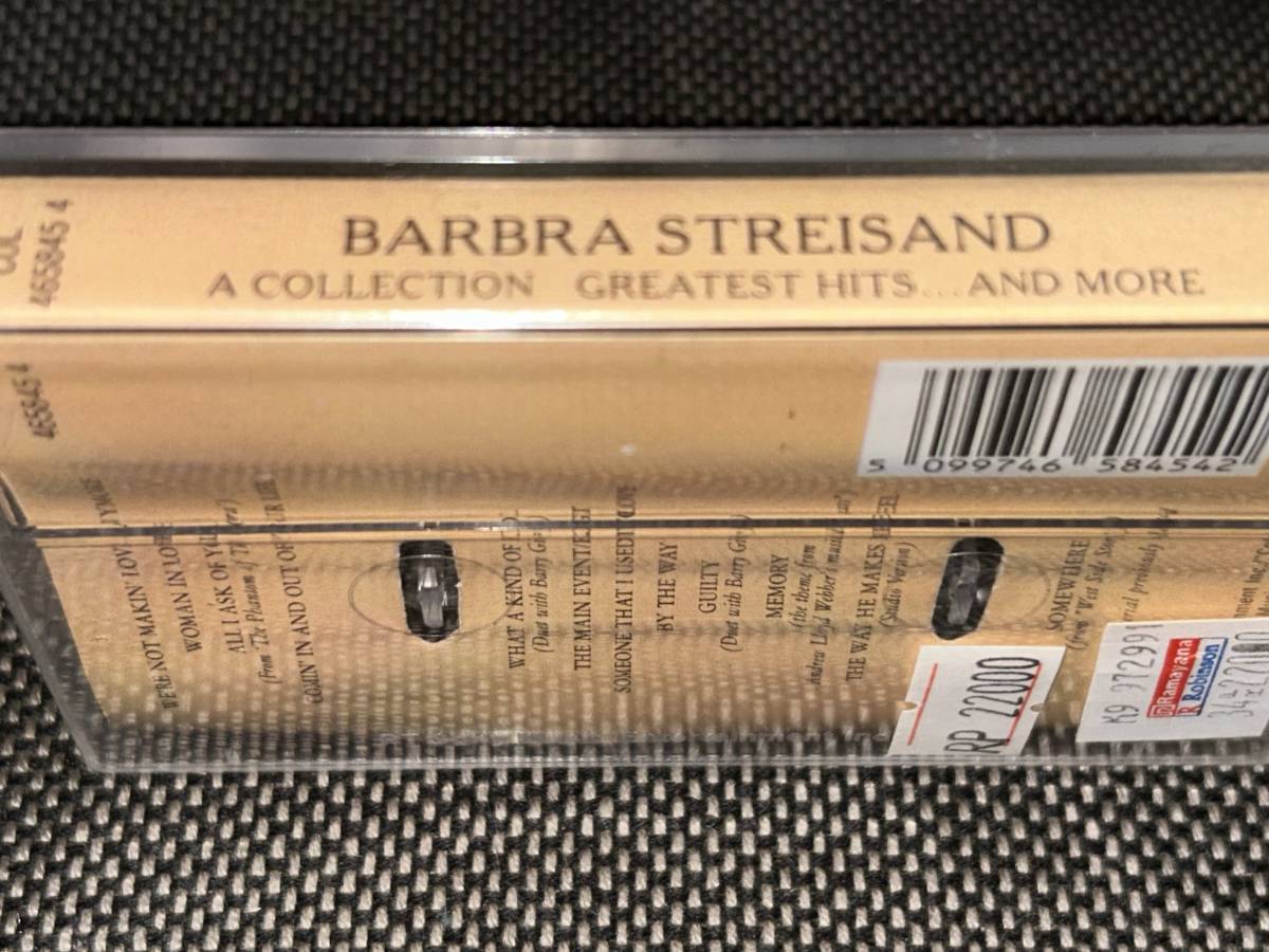 Barbra Streisand / A Collection Greatest Hits...And More 輸入カセットテープ未開封_画像3