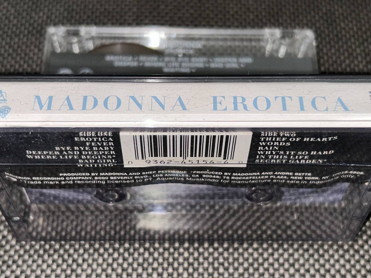 Madonna / Erotica 輸入カセットテープ_画像3