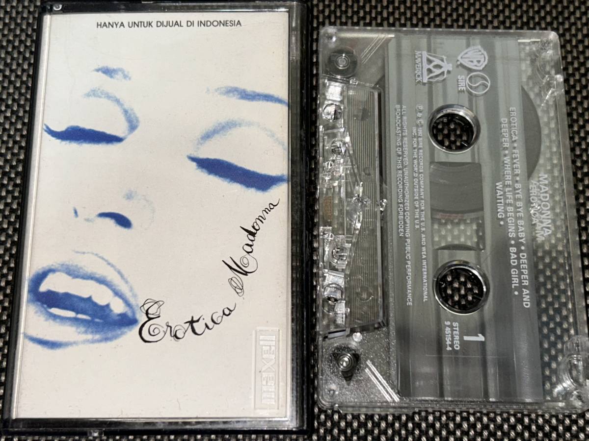 Madonna / Erotica 輸入カセットテープ_画像1