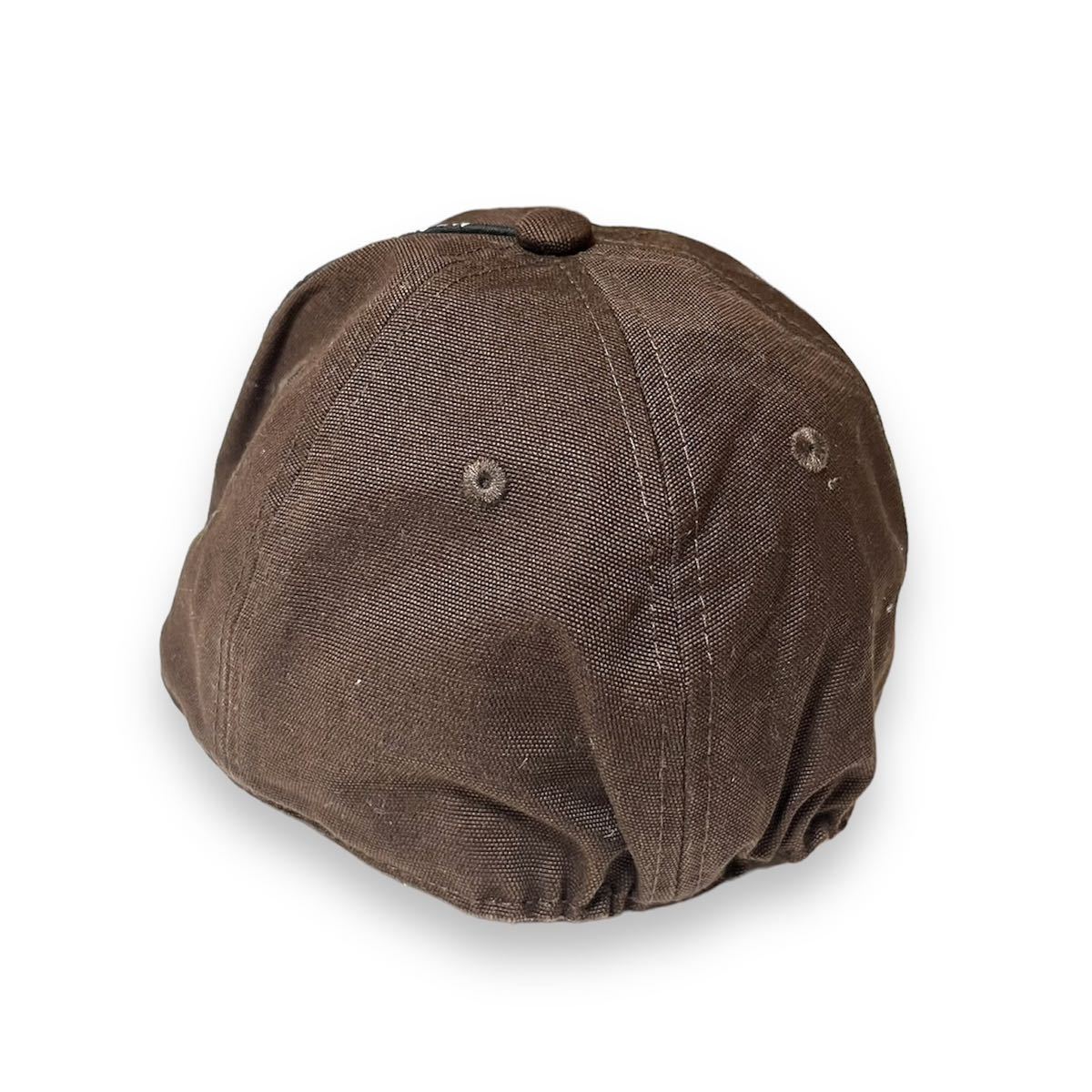 Acne studios logo piping cap アクネステュディオス ロゴパイピング キャップ 茶 fn-ux-hats000054 59cm _画像3