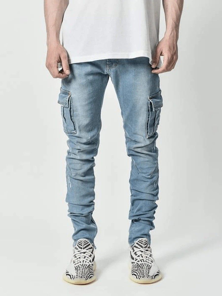  skinny jogger pants Denim cargo pants stylish pants work pants trousers stretch pants stretch Denim 