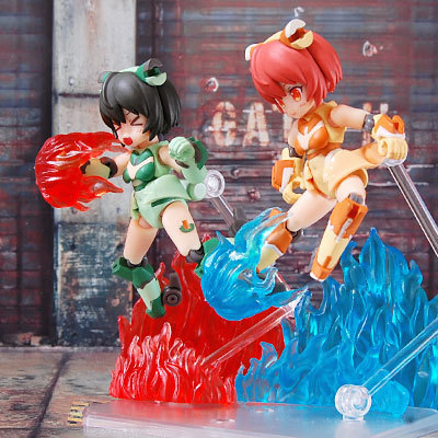 戦闘エフェクト 必殺技 炎 撮影ミニチュア ジオラマ figmaオビツ情景 昭和レトロ リカちゃん 食玩リーメント ぷちサンプル シルバニア_画像6