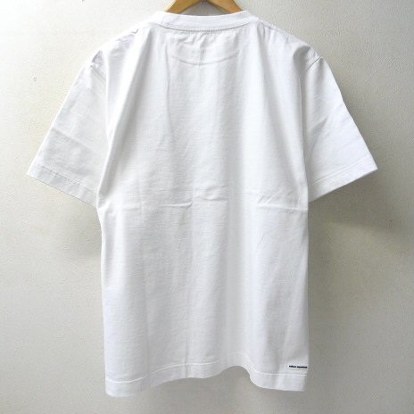 ◆uniform experiment fragment 新品タグ付き 23aw AUTHENTIC LOGO S/S WIDE TEE　ワッペン クルーネック Tシャツ 白 サイズ1 ue-232024_画像4