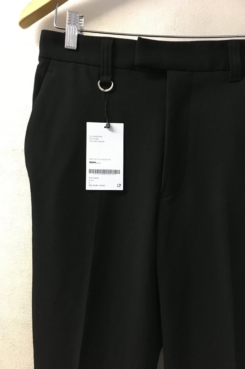 ◆SOPH ソフネット 23AW 新品タグ付 MONALUCE WAIST SHIRRING SLIM FIT SLACKS モナルーチェ スラックス パンツ S 春夏秋冬 soph-232032の画像5