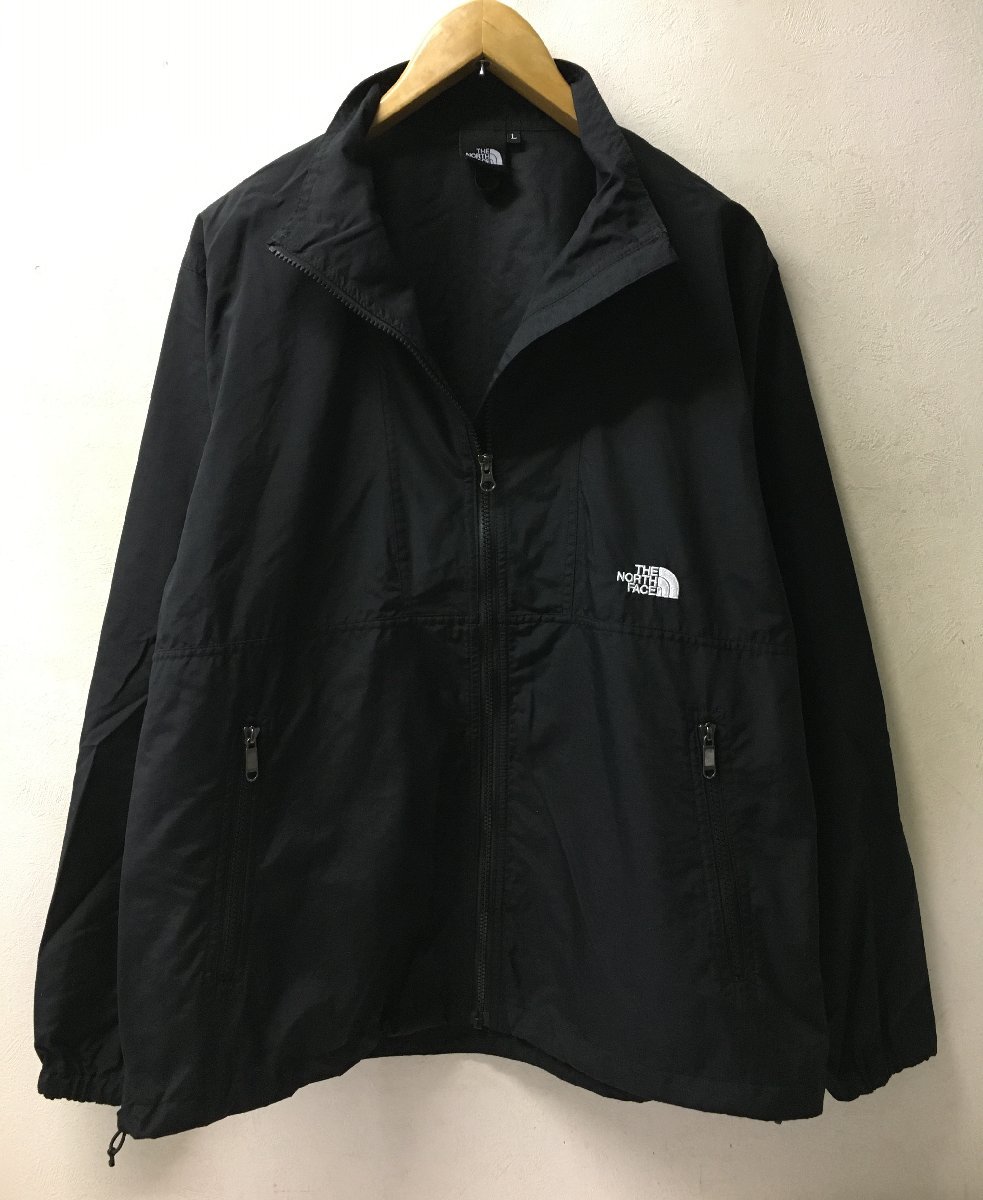 ◆国内正規 2023 ノースフェイス L　美品 NP22334R Compact Blouson コンパクトブルゾン ジャケット ナイロン 黒 　north face_画像2