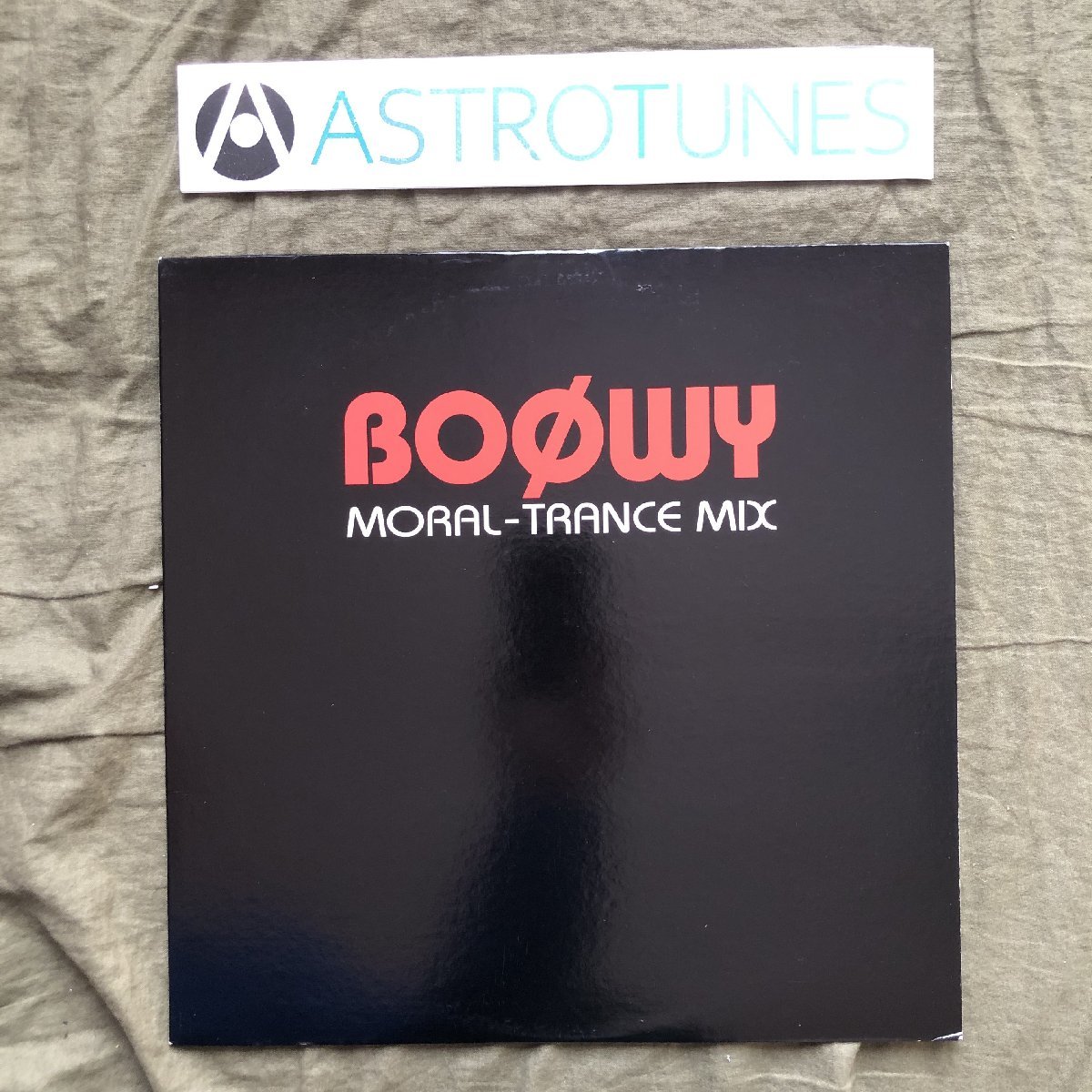 良ジャケ 激レア 2001年 ボウイ Boowy 12''EPレコード Moral - Trans Mix 氷室京介 布袋寅泰_画像1