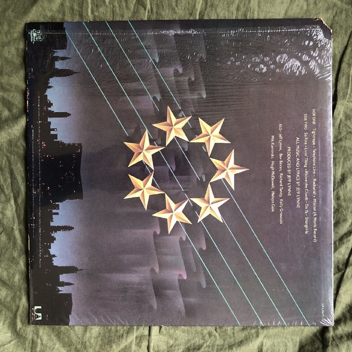 傷なし美盤 1976年 米国初盤 Electric Light Orchestra (ELO) LPレコード オーロラの救世主 A New World Record: Jeff Lynne_画像2