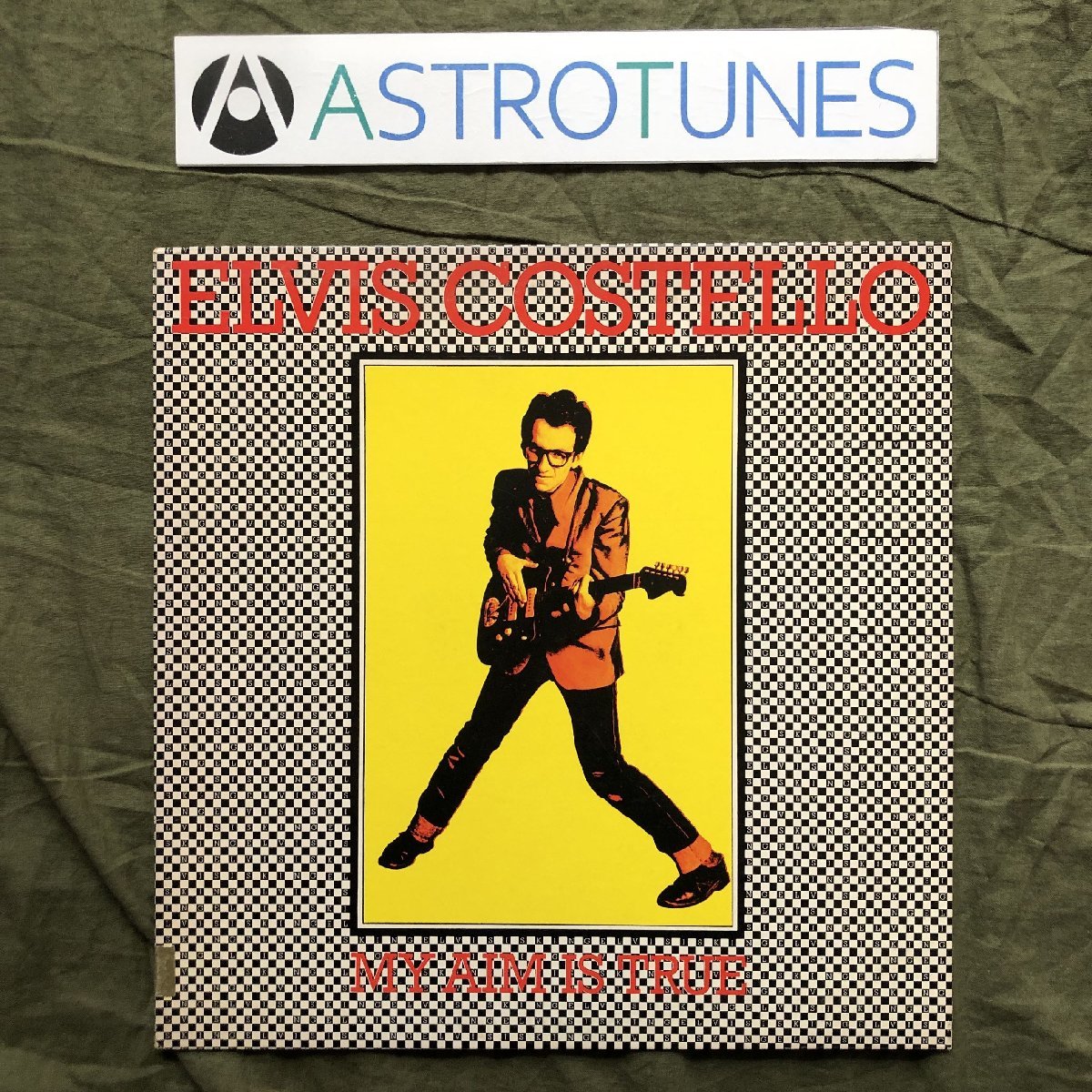 1977年 米国初盤 エルヴィス・コステロ Elvis Costello LPレコード My Aim Is True パンク ニューウェーブ ファースト_画像1