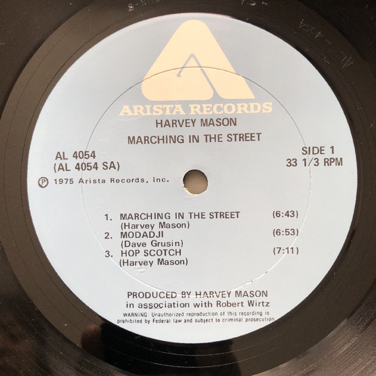 原信夫Collection 傷なし美盤 良ジャケ KENDUNT刻印 1975年 米国 本国初盤 Harvey Mason LPレコード Marching In The Street: Lee Ritenour_画像7