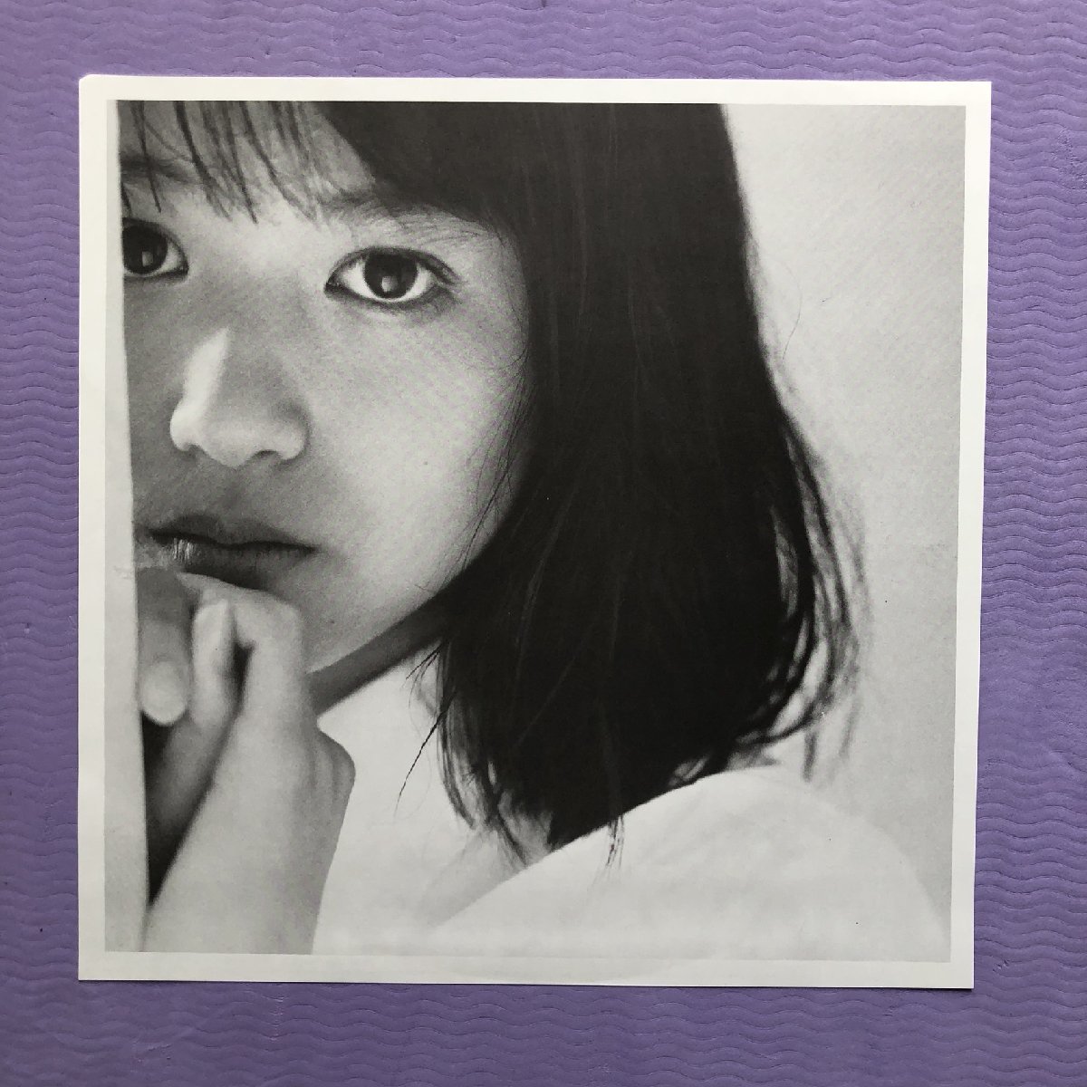 傷なし美盤 美ジャケ 新品同様 小川範子 Noriko Ogawa 1987年 LPレコード Miniアルバム 涙をたばねて あなたへの独り言 帯付 J-Pop マト1S_画像6