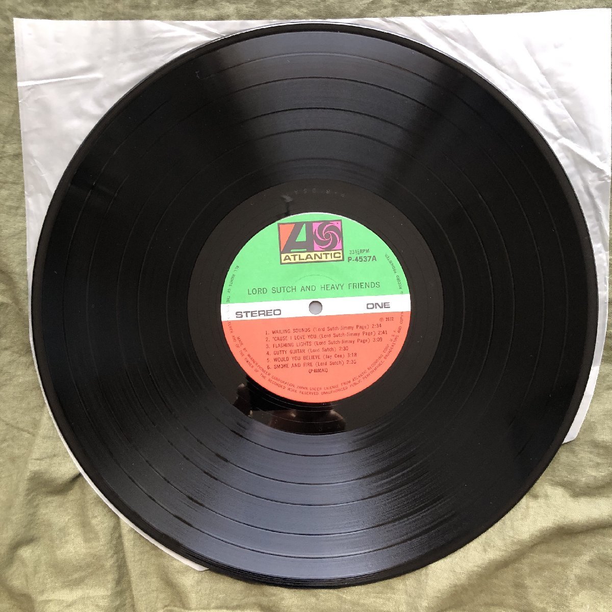 傷なし美盤 良ジャケ 激レア 1978年 国内盤 LPレコード Lord Sutch And Heavy Friends: Jeff Beck, Jimmy Page, John Bonham,Nicky Hopkins_画像8