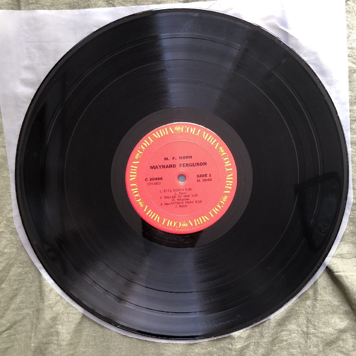 原信夫Collection 傷なし美盤 レア盤 1970年 米国 本国オリジナルリリース盤 Maynard Ferguson LPレコード M.F. Horn: Randy Jones_画像9