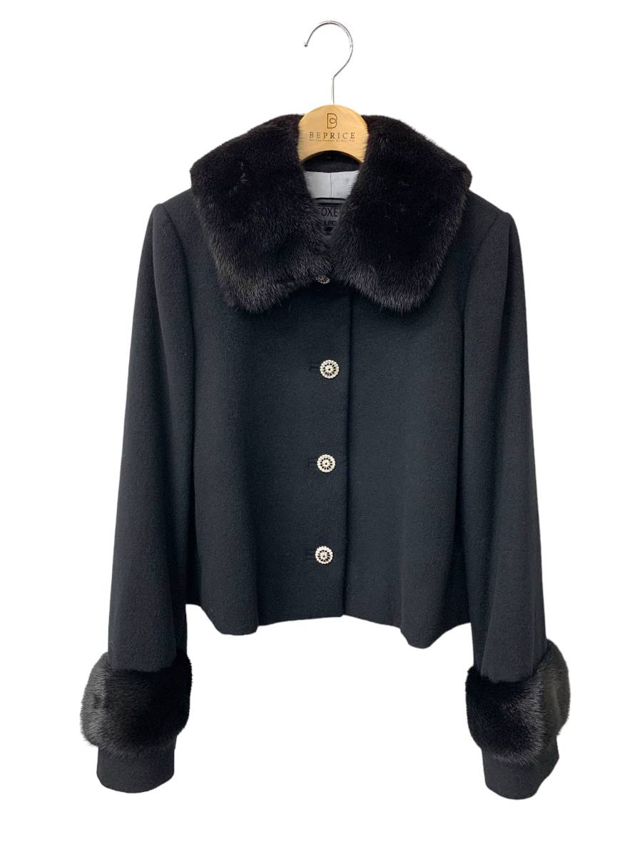 フォクシーブティック Jacket Mink Jewel 41445 ジャケット 40 ブラック ITI0X6AT75AG