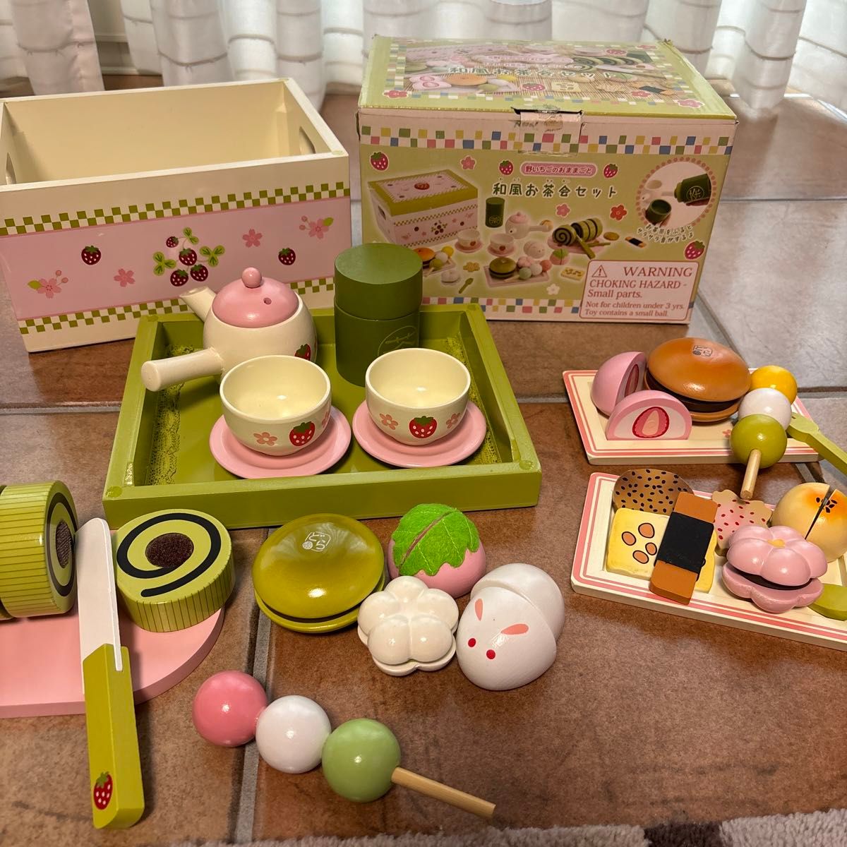 マザーガーデン おままごと 木製 野いちごのおままごと 和風お茶会セット 欠品なし Mother garden 木のおもちゃ マザーガーデン おままごと 木製 野いちごのおままごと 和風お茶会セット 欠品なし Mother garden 木のおもちゃ