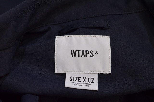 ■WTAPS Chief / Jacket / Poly. Twill. Sign Navy■ダブルタップス 231TQDT-JKM02 ジャケット_画像3