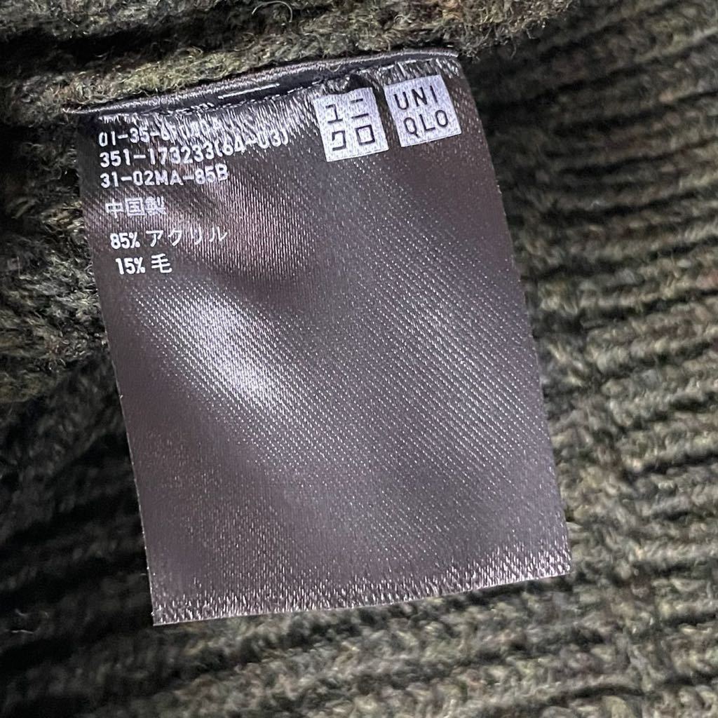 【新品 未使用 タグ付】UNIQLO ユニクロ ワッフルセーター 351-173233 ニットセーター クルーネック ミドルゲージ ウール メンズ XXL_画像5