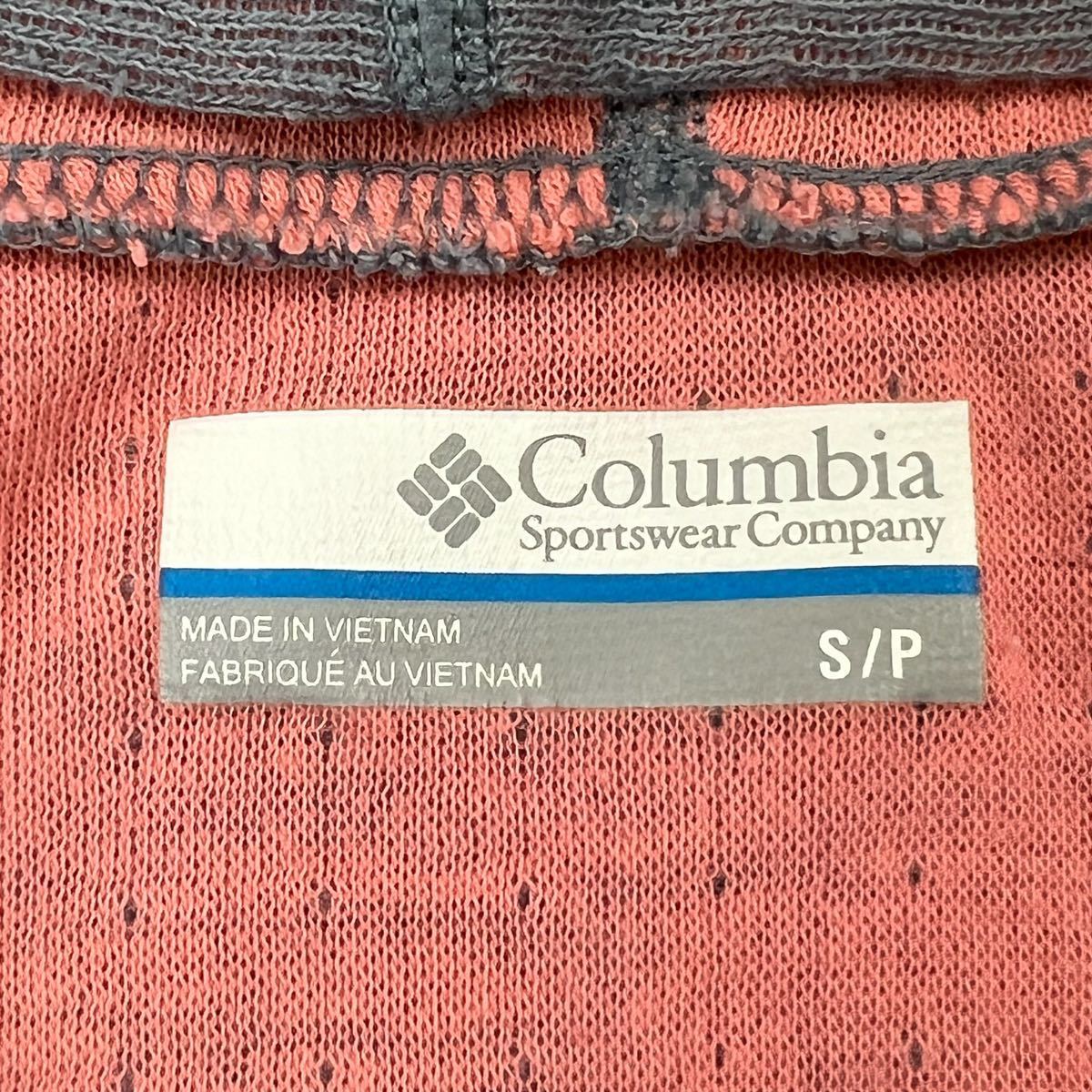 Columbia コロンビア フーディーロングTシャツ ロンT パーカー プルオーバー コットン アウトドア 春物 レディース S〜Mサイズ相当_画像4