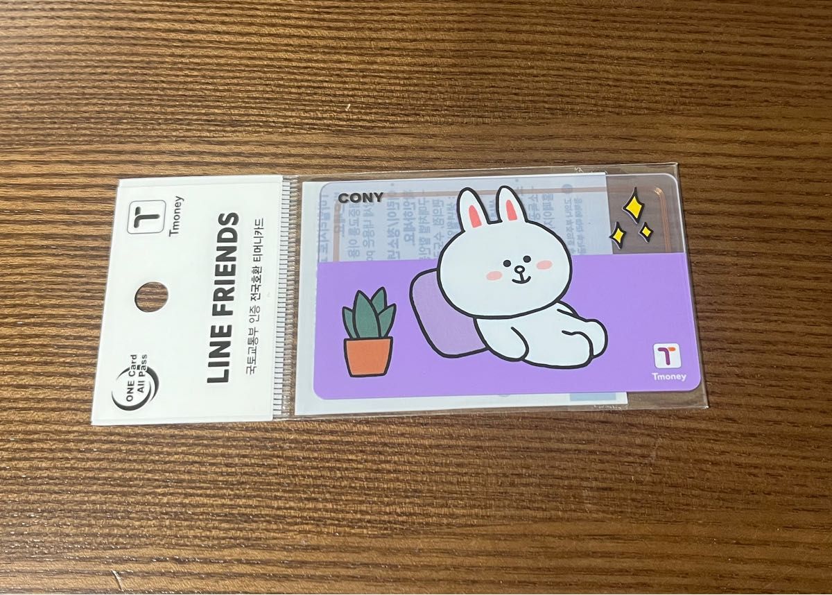 韓国　交通カード　T-moneyカード　コニー