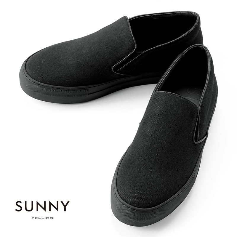 *[PELLICO SUNNY( Perry ko Sunny )/ cotton canvas slip-on shoes sneakers (PM23 M001 TABRU)][pls2380061-39]